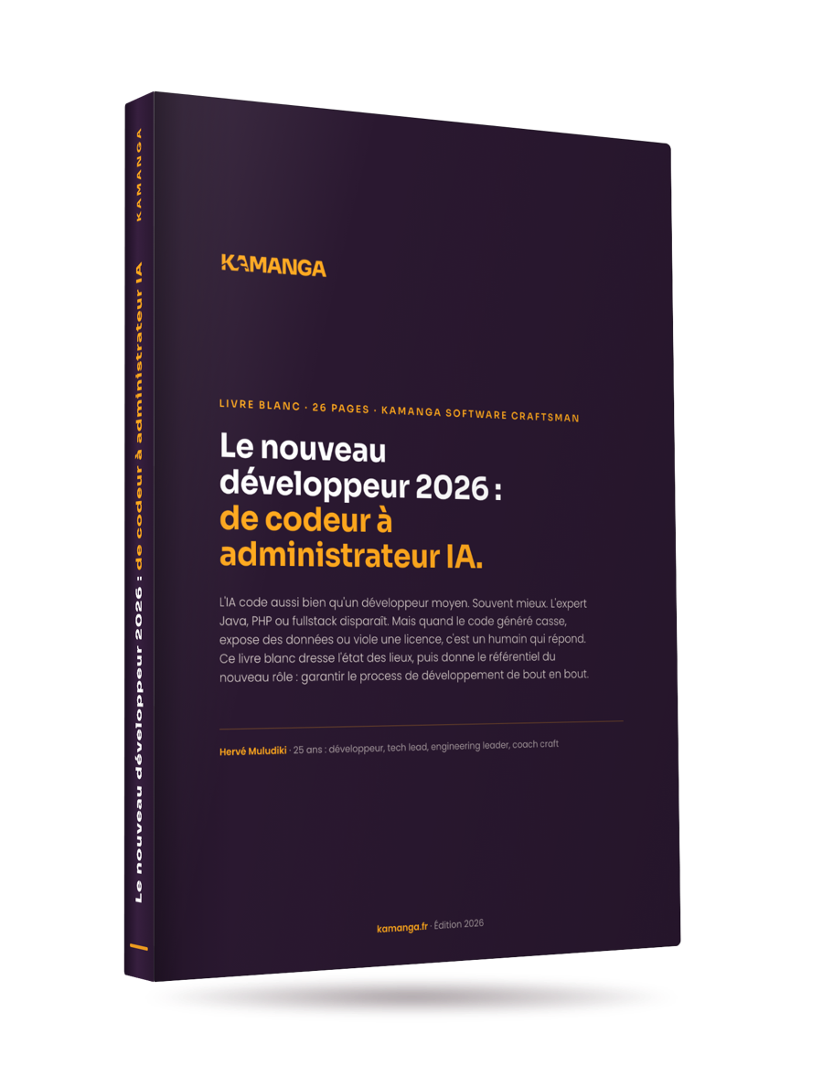 Le Nouveau Développeur 2026 — couverture du livre blanc